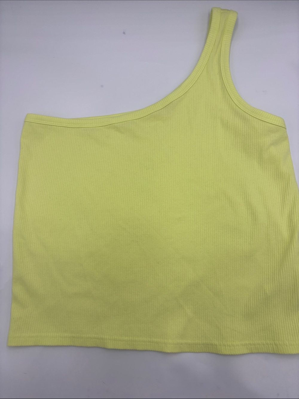 Lucky Brand One-Shoulder Ribbed Tank Top